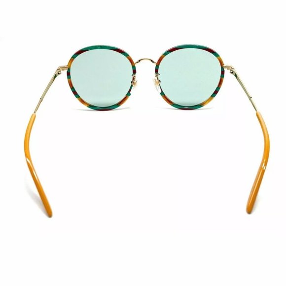 Gucci Men's Havana Green Round Sunglasses! - Picture 4 of 4